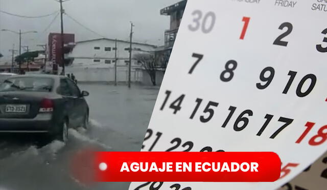 Cada año, las costas de Ecuador son afectadas por un incremento en su nivel del mar. Foto: composición LR/Hora Noticias/Twitter