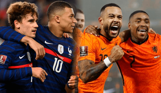 Francia vs. Países Bajos EN VIVO y EN DIRECTO por las eliminatorias rumbo a la Eurocopa 2024. Foto: composición GLR/AFP