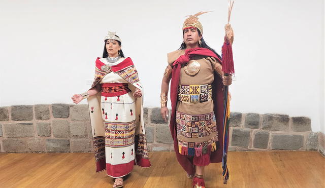 Karen Yulissa Gonzales Saldívar y Robert Paucara Churana, interpretarán a la qoya y al inka en el Inti Raymi 2023. Foto: Difusión.