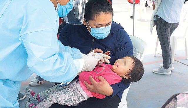 Atención. La baja cobertura de vacunación expone a los niños a diversas enfermedades. Foto: difusión