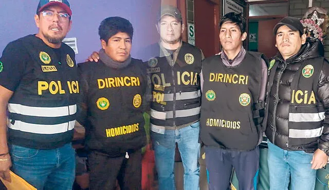 Investigación. Erusbel Apaza e Ismael Díaz, detenidos ayer. Foto: difusión