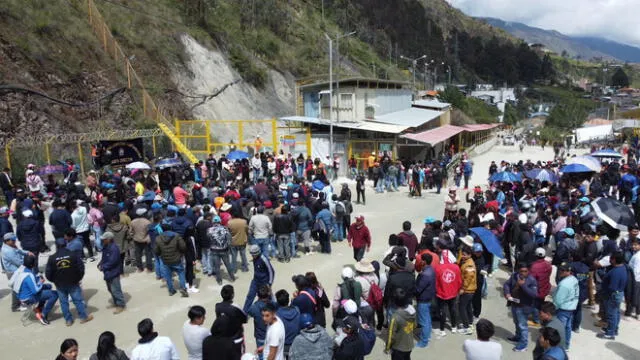 Pobladores se movilizan en forma pacífica. Foto: La República