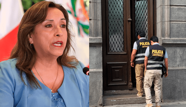 Dina Boluarte se refirió al allanamiento de 41 inmuebles de congresistas vinculados al caso Los Niños. Foto: Presidencia/URPI-LR/composición LR