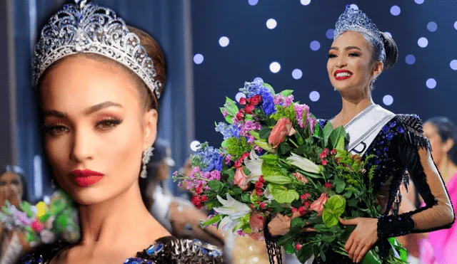 Miss Universo: así luce la corona que ganó R'Bonney Gabriel. Foto: composición LR/Reuters