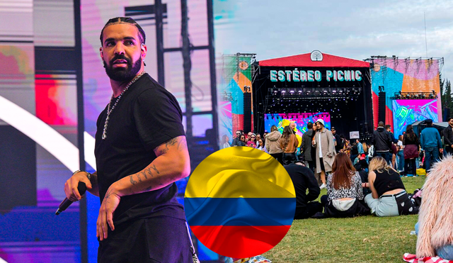 Revisa a qué hora se presentará Drake en el Festival Estereo Picnic en Colombia. Foto: Composición LR/AFP/El Espectador