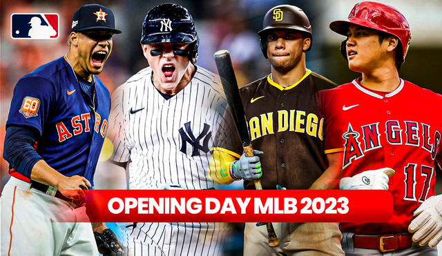 ¡Que ya empiece el Opening Day MLB 2023! Los juegos de la primera jornada de las Grandes Ligas ya tienen fecha y horario definido. Foto: composición LR/MLB/AFP