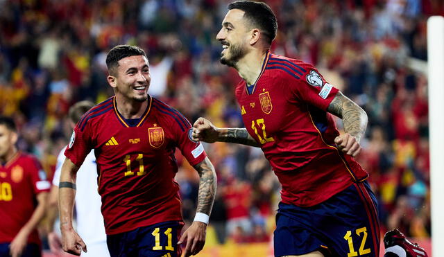 España debutó con victoria en las Eliminatorias para la Eurocopa 2024. Foto: Selección Española de Fútbol
