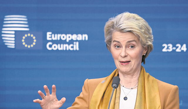 Presidenta de la CE, Ursula von der Leyen, exige plan para el retorno de niños llevados ilegalmente a Rusia. Foto: AFP
