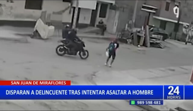 Agentes Ternas frustran robo en San Juan de Miraflores. Foto: Panamericana TV/Video: Panamericana TV