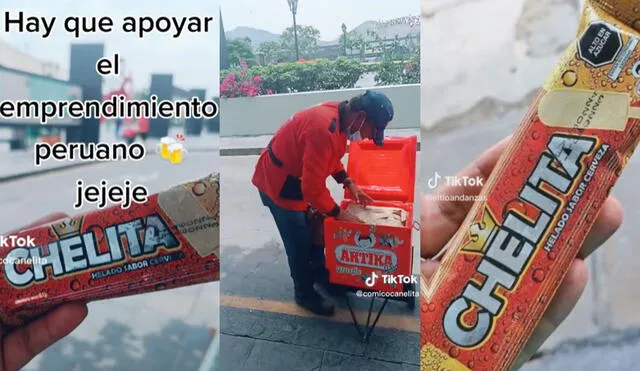 Más de uno en redes sociales quedó impactado al conocer este helado. Foto: composición LR/TikTok