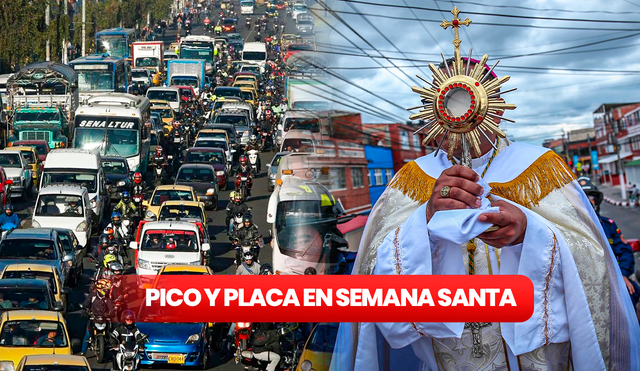 Revisa el cronograma de pico y placa para Semana Santa 2023 en Colombia. Foto: composición LR/AFP/As Colombia