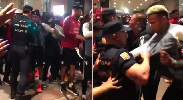Se reveló video inédito del inicio de la pelea entre jugadores de la selección peruana y la policía. Foto: composición GLR
