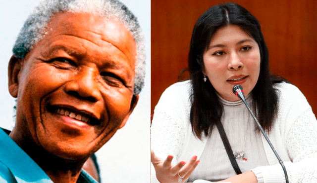 Betssy Chávez tomó de referencia a Nelson Mandela para hablar a una presunta medida de prisión en su contra. Foto: PCM/composición LR/Video: Latina