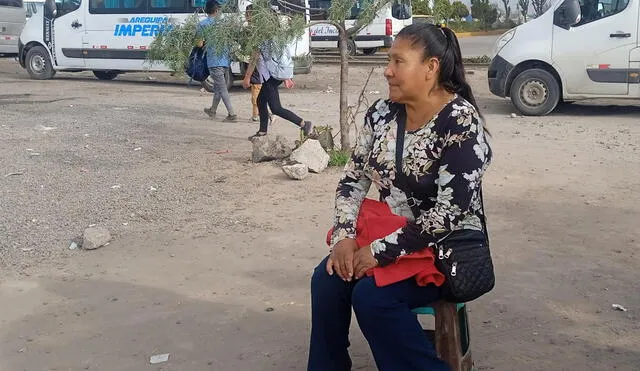 Marcada. Juana aún recuerda el 12 de diciembre cuando resultó herida en las protestas con una bomba lacrimógena. Foto:  La República