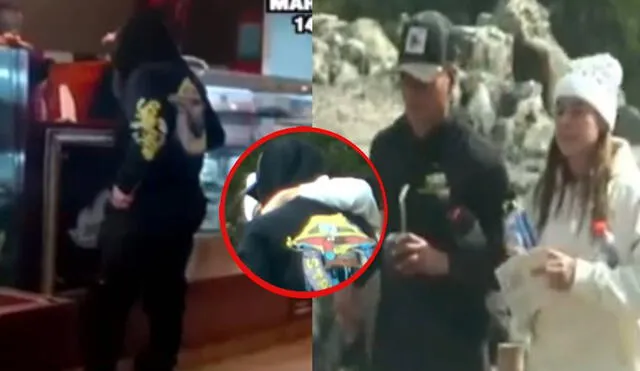 Jossmery Toledo fue captada usando ropa de Hurtado antes del ampay. Foto: captura de ATV