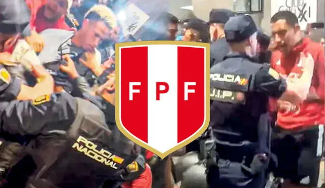 La selección peruana fue agredida por la Policía española en la previa del partido contra Marruecos. Foto: composición de La República