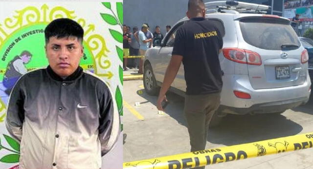 Ahora, la Policía busca a sujeto que disparó contra el abogado. Foto: composición LR