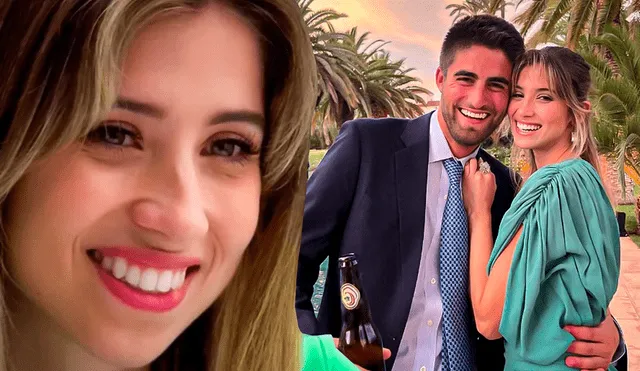 Karime Scander vive su propia historia de amor junto a Ignacio Montagne. Foto: composición LR/captura América TV/captura de Instagram