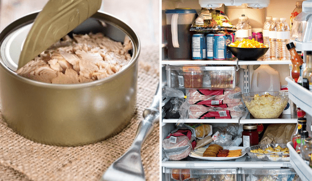 Guardar las latas abiertas de conserva dentro de la refrigeradora puede traer consecuencias para la salud de tu familia. Foto: composición LR/Difusión/Buenazo