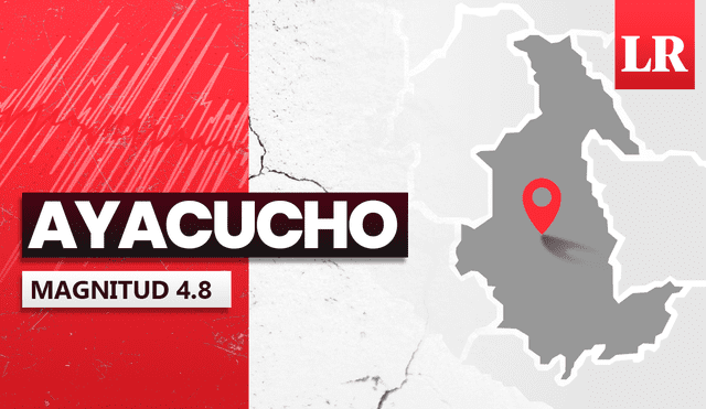 Sismo de 4.8 de magnitud en Ayacucho. Foto: composiciónLR