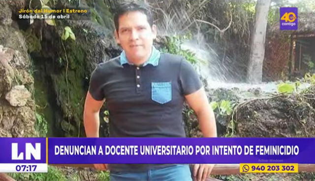 Sujeto se encuentra no habido. Foto: captura de Latina Noticias - Video: Latina Noticias