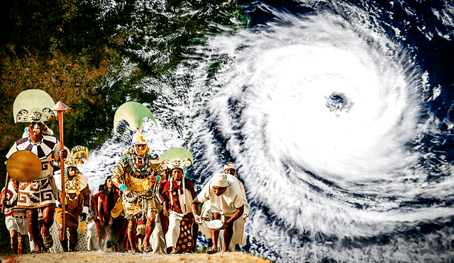 Los mochicas sucumbieron ante los desastres del fenómeno de El Niño alrededor del año 100 a. C. Foto: composición LR/Nasa