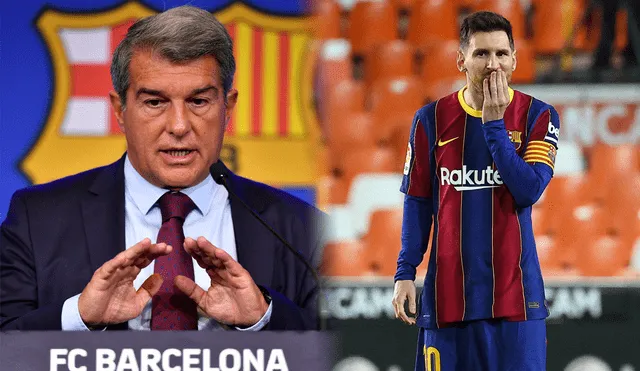 Messi salió del Barcelona en el 2021 debido a la situación financiera del club. Foto: composición LR/AFP