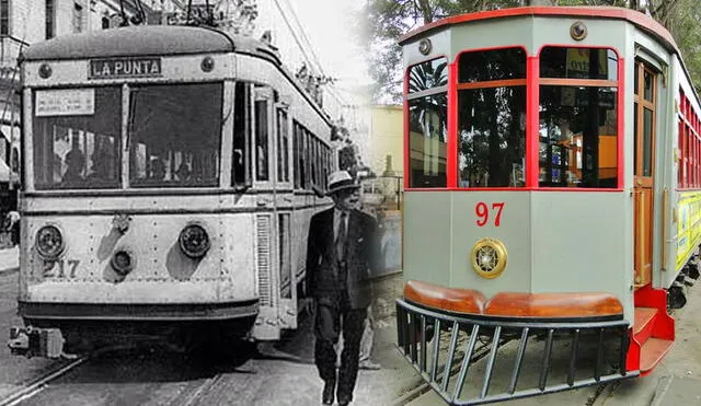El tranvía fue el transporte más utilizado durante seis décadas. Foto: composición LR/Laura Liana/Pinterest/Lima Antigua/Facebook