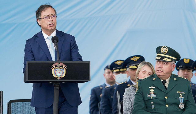 Tensión militar. Presidente colombiano Gustavo Petro. Foto: AFP