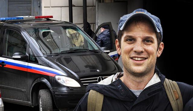 Evan Gershkovich, periodista del Wall Street Journal, podría ser condenado a una pena de 10 a 20 años de prisión. Foto: composición LR/AFP
