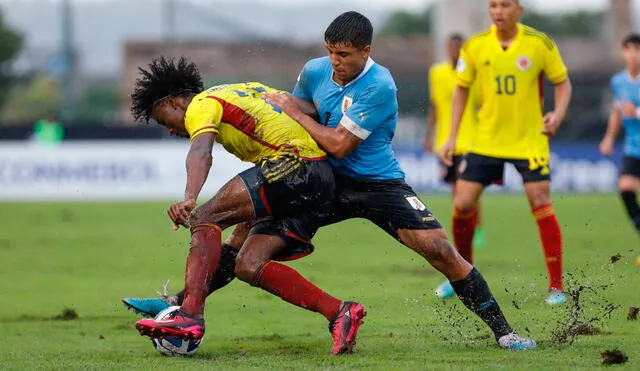 Colombia y Uruguay debutaron en el Sudamericano Sub-17. Foto: Conmebol