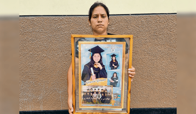 Dolor de madre. Cynthia Macharé exige justicia para su hija. Foto: difusión