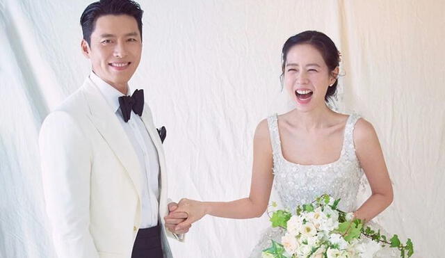 Hyun Bin y Son Ye Jin: actores protagonizaron la 'boda del siglo' en la industria coreana. Foto: VAST
