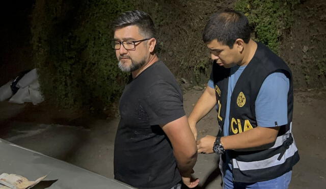Geiner Alvarado será trasladado a un centro penitenciario en las próximas horas. Foto: PNP