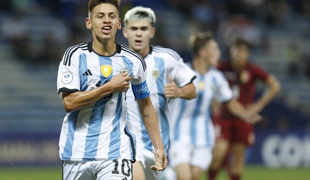 Argentina vs. Venezuela se enfrentaron por la fecha 1 del Sudamericano Sub-17. Foto: Conmebol