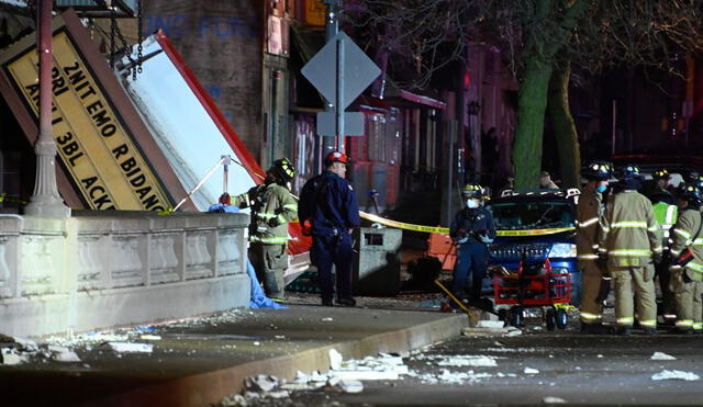 Testigos del hecho captaron cómo quedó teatro tras el colapso del Apollo Theater. Foto: CNN