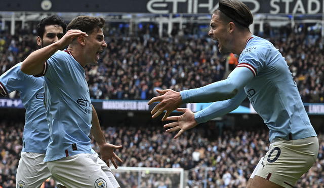 Manchester City marcha segundo en la tabla de Premier League. Foto: AFP