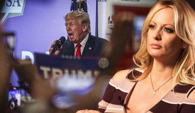 Stormy Daniels señaló estar “orgullosa” tras acusación contra Donald Trump. Foto: composición LR/AFP