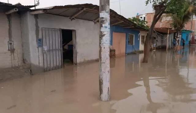 Viviendas quedaron afectadas a consecuencia de las lluvias. Foto: Noticias Piura 3.0