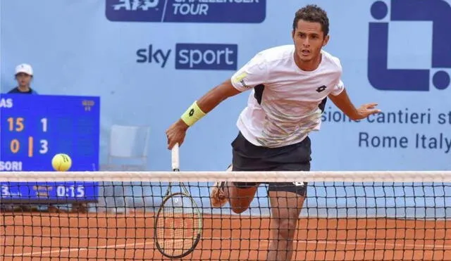 Juan Pablo Varillas jugará el Roland Garros en mayo. Foto: TSR/Twitter IPD