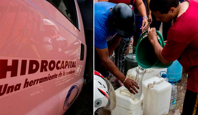Corte de agua en Caracas durará 36 horas. Foto: composición LR/Tal Cual/Pitazo