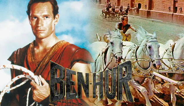 "Ben-Hur" es de las películas más famosas de Hollywood. Se llevó 11 de los 12 premios Oscar a los que fue nominada. Foto: composición LR/Metro Goldwyn Mayer