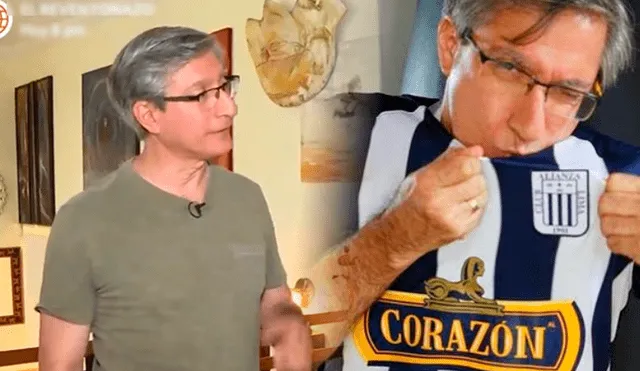 Federico Salazar es un hincha orgulloso de Alianza Lima. Foto: composición LR/AMérica TV/archivo. VIdeo: América TV.