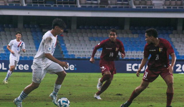 Paragua y Venezuela protagonizaron un partidazo por el Sudamericano. Foto: Twitter/Albirroja