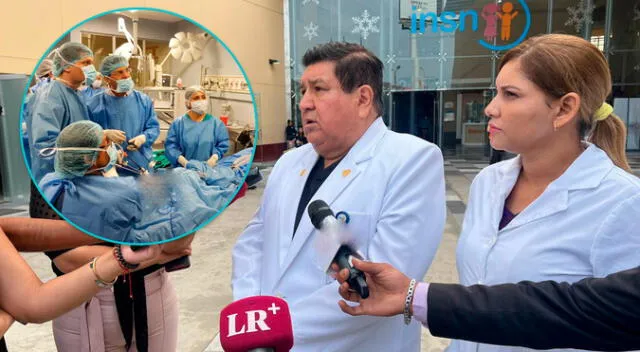 Médicos del INSN San Borja hablan sobre la condición de la menor de 11 años que fue atacada en Ucayali. Foto: Omar Coca / La República