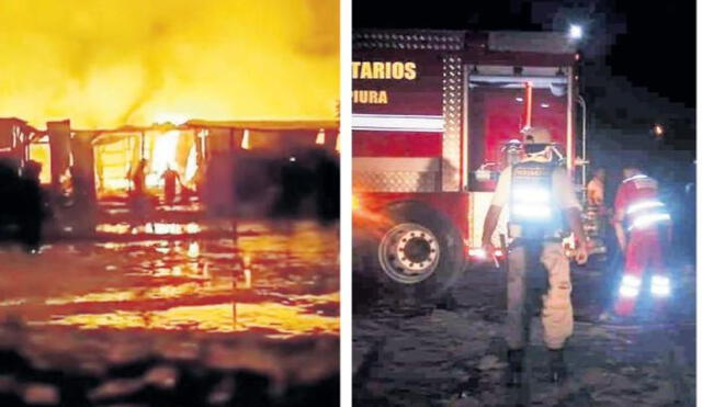 En menos de una hora viviendas fueron reducidas a cenizas por las llamas. Foto: La República