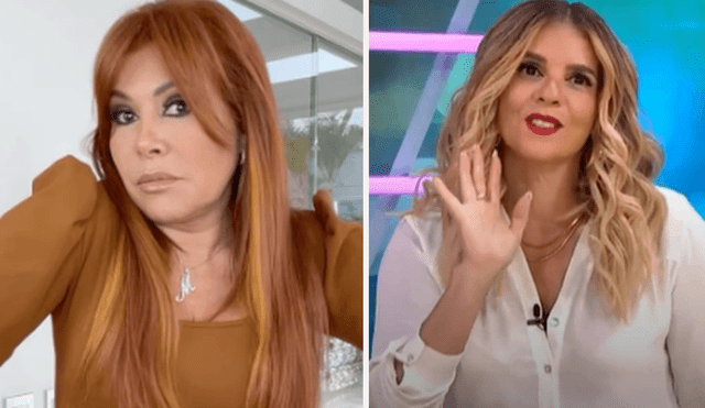 Magaly Medina criticó fuertemente a Johanna San Miguel. Foto: composición LR/Instagram/Magaly Medina/captura de América TV