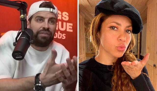 Gerard Piqué generó críticas al referirse a Shakira. Foto: captura de YouTube/Instagram de Shakira