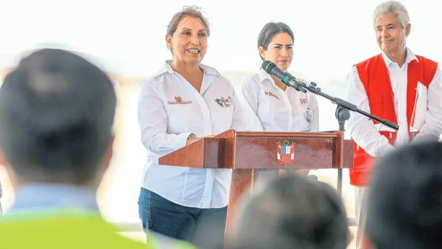 Postura. La propuesta de vacancia contra Dina Boluarte no alcanzaría los votos necesarios. Foto: Jhonel Rodríguez/La República