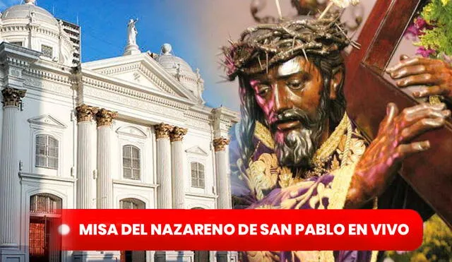Misa del Nazareno de San Pablo se realiza cada miércoles de Semana Santa. Foto: composición LR/ ivenezuela/El Pitazo